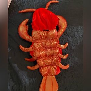 Lobster pet costume for small dog or cat